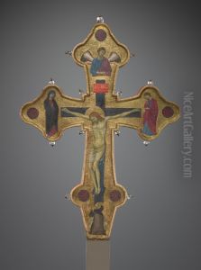 Double-sided Processional Cross by Master of the Gubbio Cross