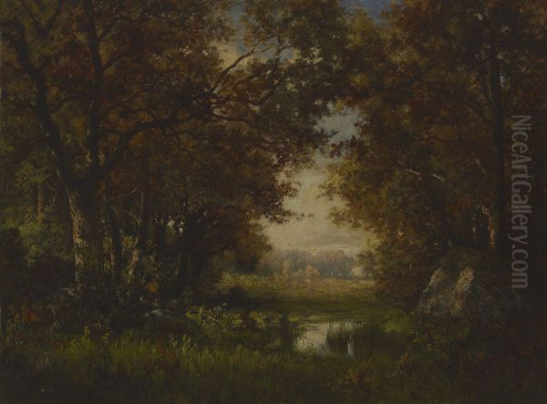 Scene in the Forest of Fontainebleau - view 1