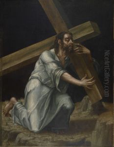Christ Carrying the Cro by Luis de Morales