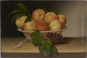 Nature morte au panier de peches by Raphaelle Peale