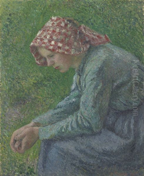 A Seated Peasant Woman - view 1
