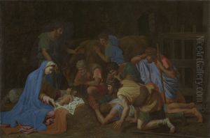 The Adoration of the Shepherd by Nicolas Poussin