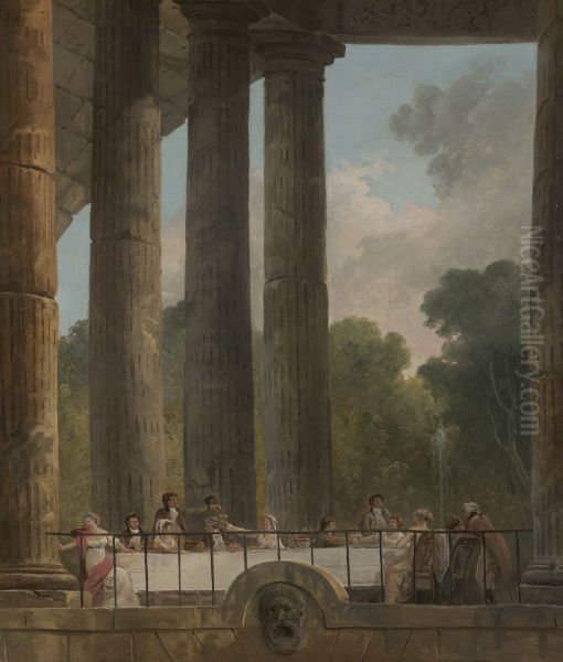A Banquet in the Ruins of a Temple - view 1