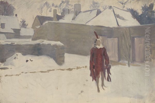 Mannikin in the Snow - view 1