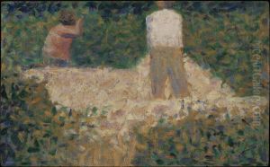 Two Stonebreaker by Georges Seurat