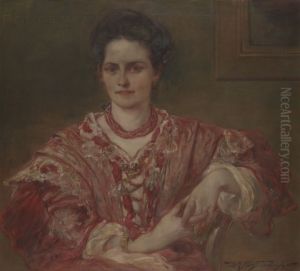 Portrait of Dorothea A. Dreier (1870-1923) by Walter Shirlaw
