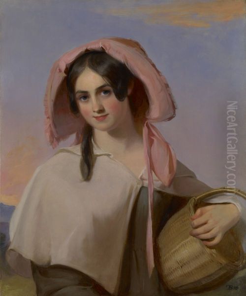 Elizabeth Cook (Mrs. Benjamin Franklin Bache) as The Country Girl - view 1