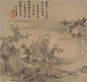 Leaf from Album of Landscape by Wang Hui