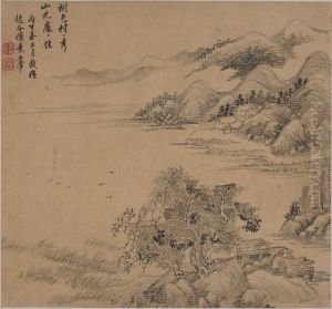 Leaf from Album of Landscape by Wang Hui