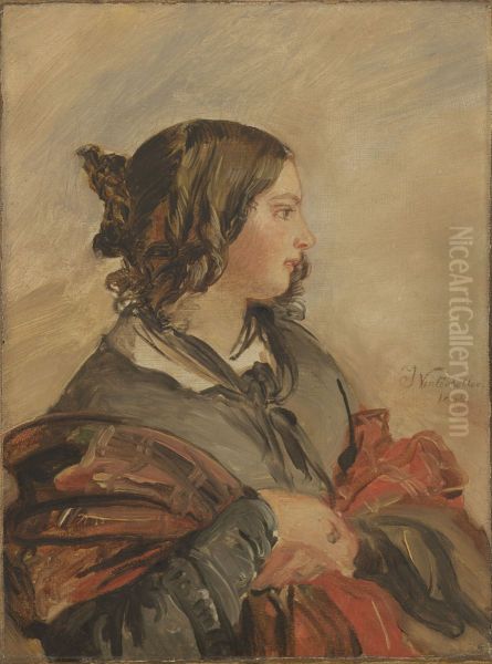 Portrait of the Young Queen Victoria - view 1