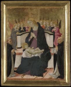 Virgin Mary and the Infant Jesus with Saints and Angel