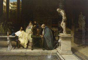 An Art Lover by Lawrence Alma-Tadema
