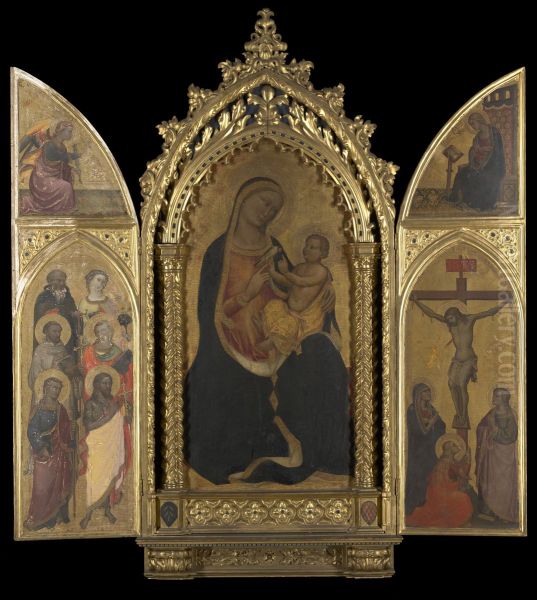 Saints with Angel Annunciate - view 1