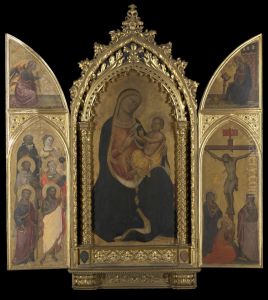 Saints with Angel Annunciate by Spinello Aretino