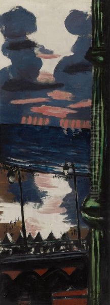 Abend auf der Terrasse (Evening on the Terrace) - view 1