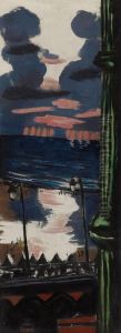 Abend auf der Terrasse (Evening on the Terrace) by Max Beckmann