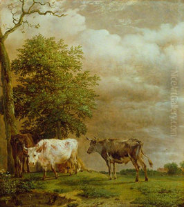 Cattle in Stormy Weather Cattle in Stormy Weather