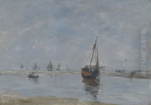 Trouville at Low Tide - view 1