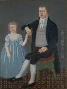 Comfort Starr Mygatt and Lucy Mygatt (1763-1823; 1794-1885) by John Brewster, Jr.