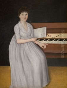 Portrait of Sarah Prince (also known as Silver Moon or Girl at the Pianoforte)
