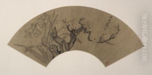 Plum Blossoms and Narcissus by Chen Hongshou