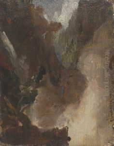 Study for a Scene from Lord Byron's "Manfred" by Thomas Cole