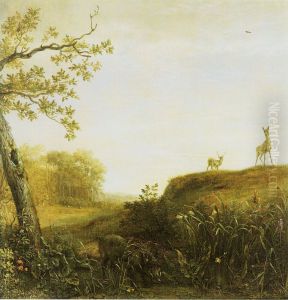 A Wild Boar in a Landscape by Paulus Potter