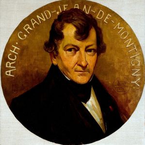 Portrait of the architect Grandjean de Montigny by Henrique Bernardelli