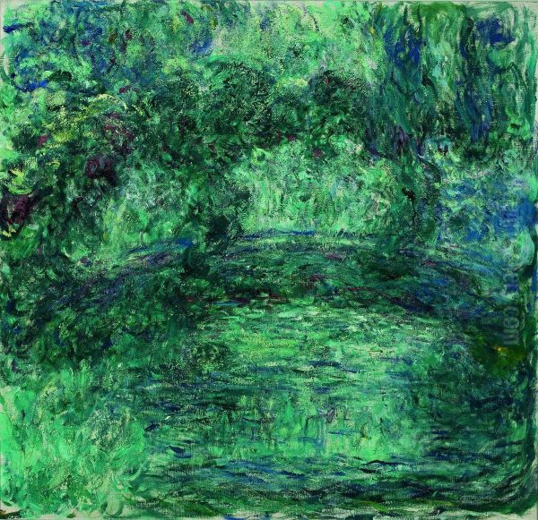 The Japanese Bridge over the Water Lilies Pond in Giverny - view 1