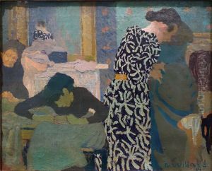 La robe a ramages by Jean-Edouard Vuillard