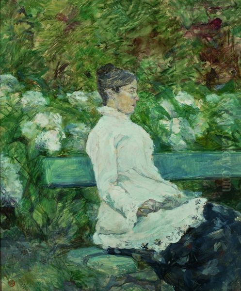Madame la Comtesse Adele de Toulouse-Lautrec au Jardin de Malrome - view 1