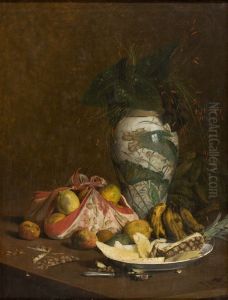 Still Life with Vase and Fruit by Pedro Alexandrino Borges