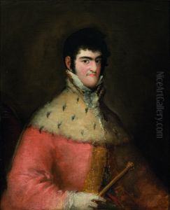 Portrait of Ferdinand VII of Spain by Francisco Goya Fuendetodos