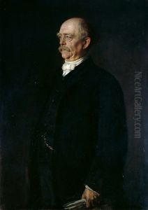 Otto von Bismarck by Lenbach Franz Von