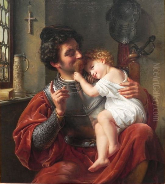 The Warrior and His Child - view 1