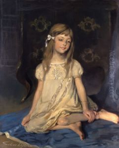 Monica, die Tochter der Kunstlerin