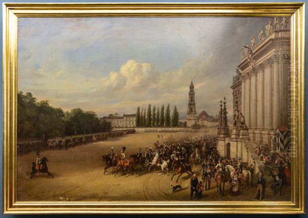 Parade in Potsdam im Jahre 1817 - view 1