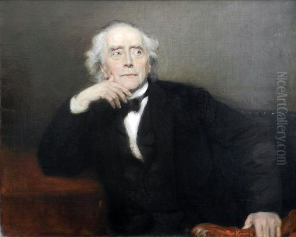 Bildnis des Archaologen Ernst Curtius by Max Koner - view 1