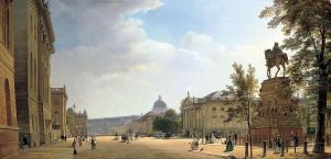 Unter den Linden by Eduard Gaertner