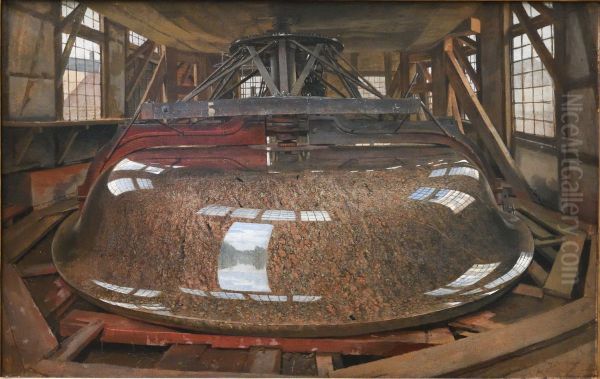 Grinding of the Granite Bowl - view 1