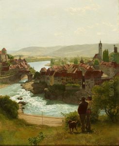 Der Rhein bei Laufenburg Der Rhein bei Laufenburg
