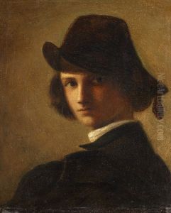 Self-portrait as a boy by Anselm Friedrich Feuerbach