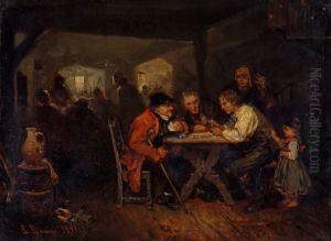 Die Falschspieler by Ludwig Knaus