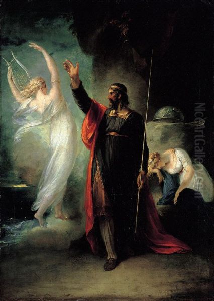 Prospero and Ariel - view 1