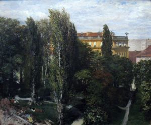 The Palace Garden of Prince Albert by Adolph von Menzel