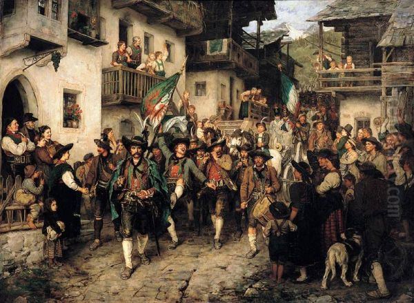 Heimkehrender Tiroler Landsturm im Krieg von 1809 - view 1
