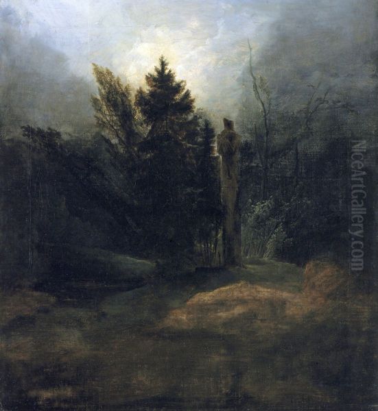 Memorial in the forest - view 1