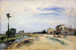 Kleiner Kanal an der Seine bei Meudon