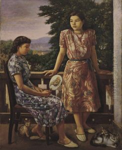 On The Terrace by Li Mei-shu