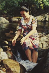Small Stream by Li Mei-shu